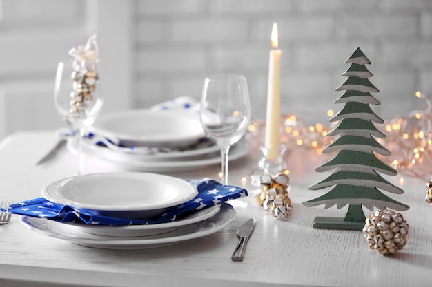 Belle table de Noël