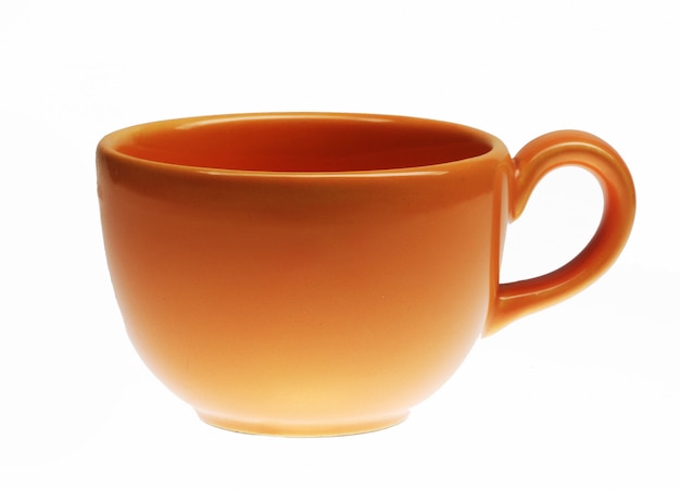 Photo belle tasse orange