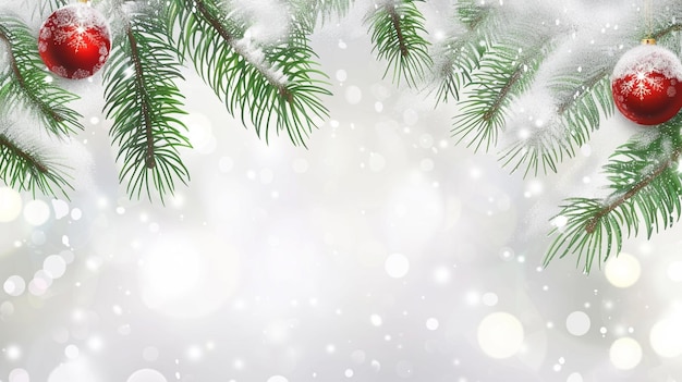 Belle toile de fond de Noël avec des éléments de Noël