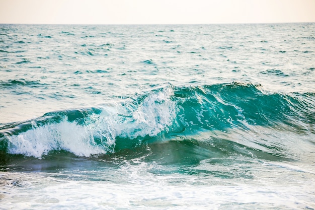 Belle vague bleue de l&#39;océan