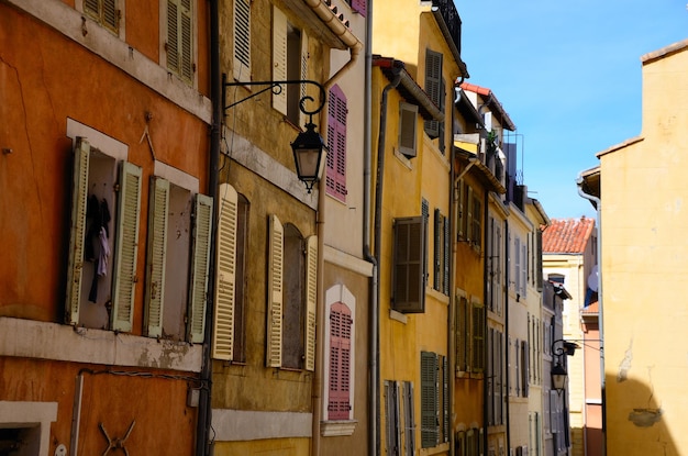 Belle vieille ville colorée à Marseille