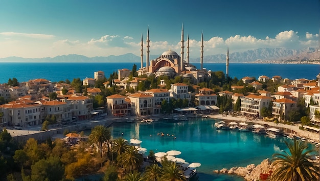 La belle ville d'Antalya Trkiye