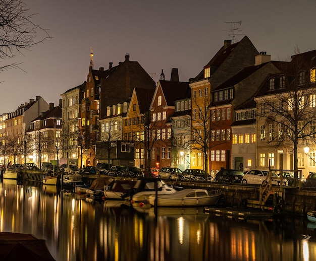 La belle ville de Copenhague au Danemark