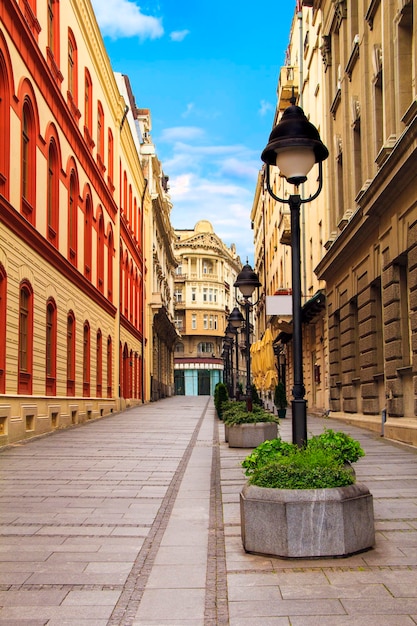 Belle vue sur l'architecture de la rue à Belgrade, Serbie