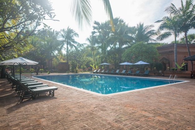 Une belle vue de Bagan Resort Hotel à Bagan Myanmar