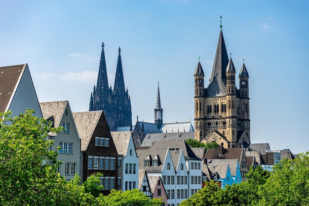 Belle vue sur la cathédrale de Cologne en Allemagne