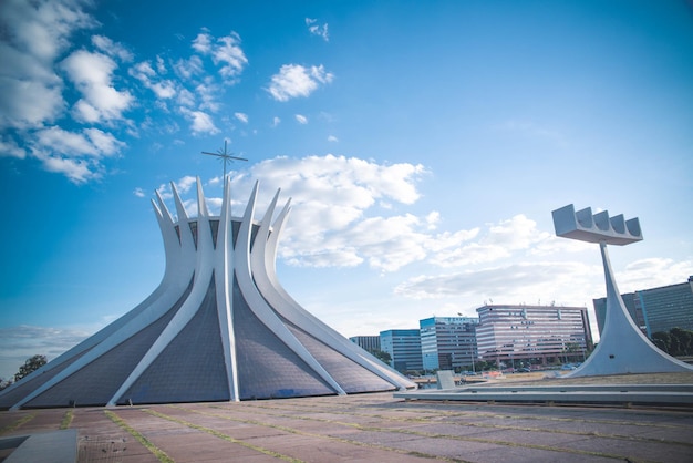 Une belle vue sur la cathédrale métropolitaine située à Brasilia Brésil