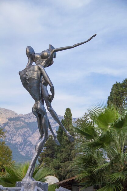 Photo belle vue sur le célèbre monument de kemer, en turquie