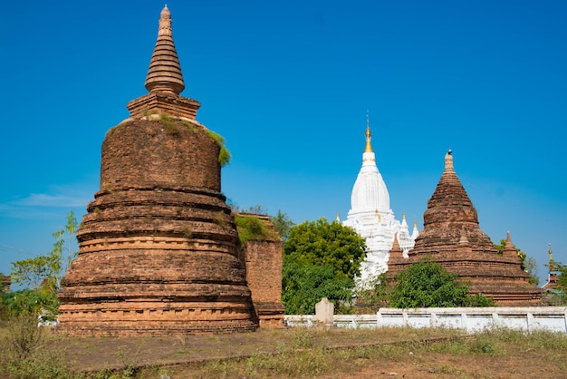 Une belle vue sur la destination touristique de Bagan au Myanmar