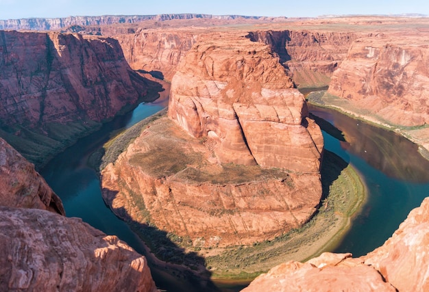 Une belle vue sur le Horseshoe Bend en Arizona, aux États-Unis.