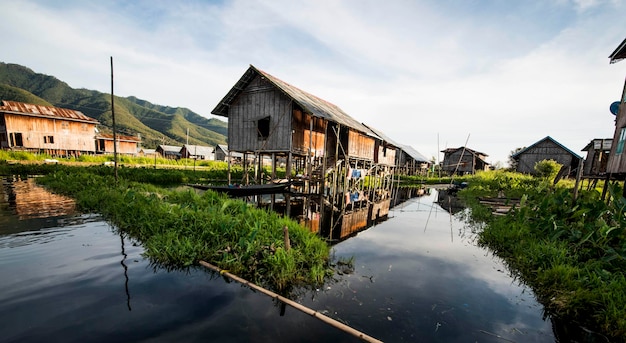 Une belle vue sur le lac Inle Birmanie