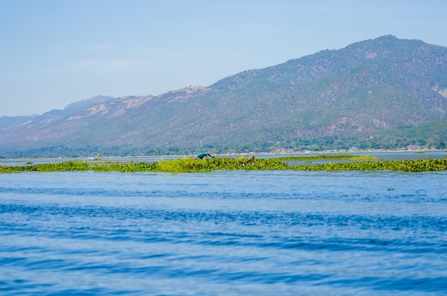 Une belle vue sur le lac Inle Birmanie