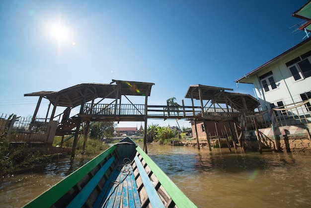 Une belle vue sur le lac Inle Birmanie