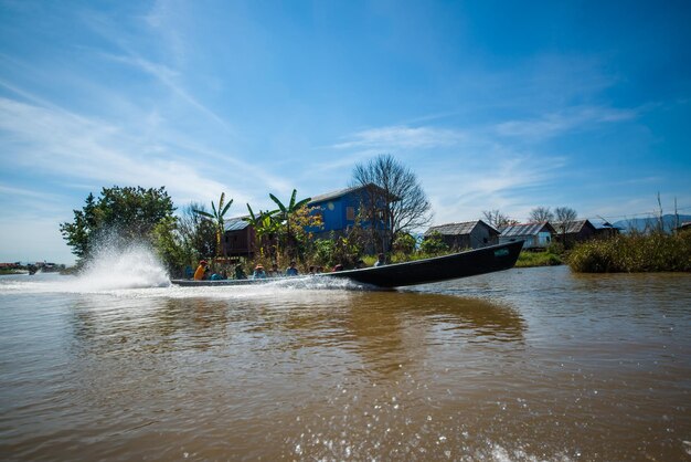 Une belle vue sur le lac Inle Birmanie