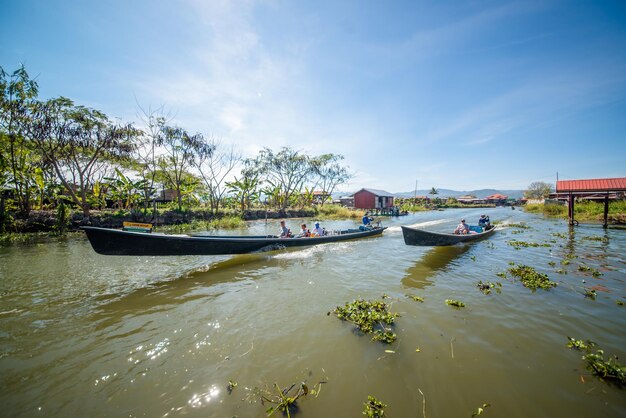 Une belle vue sur le lac Inle Birmanie