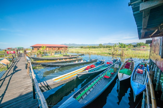 Une belle vue sur le lac Inle Birmanie