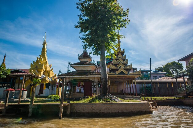 Une belle vue sur le lac Inle Birmanie