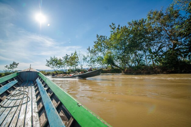 Une belle vue sur le lac Inle Birmanie