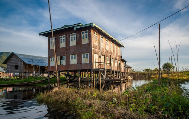 Une belle vue sur le lac Inle Birmanie