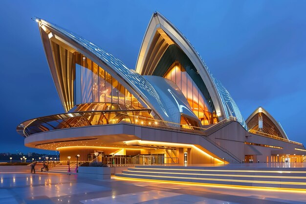 Une belle vue sur l'Opéra d'Australie