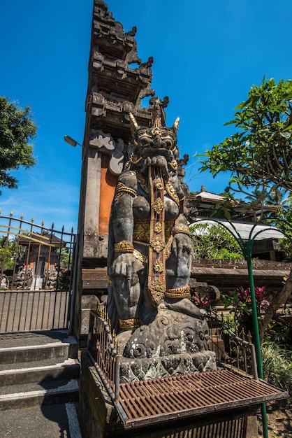 Une belle vue panoramique sur bali indonésie