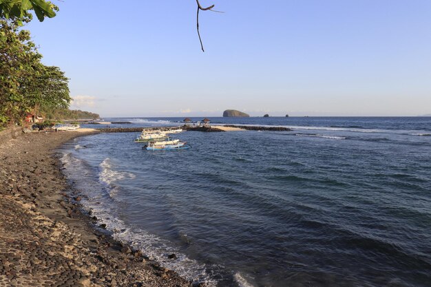 Une belle vue panoramique sur bali indonésie