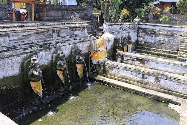 Une belle vue panoramique sur bali indonésie