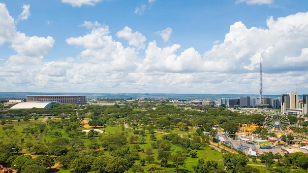 Une belle vue panoramique sur Brasilia Brésil