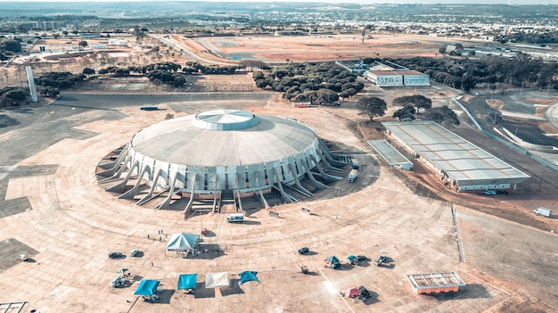 Une belle vue panoramique sur Brasilia, capitale du Brésil