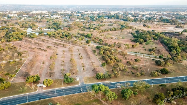 Une belle vue panoramique sur Brasilia, capitale du Brésil