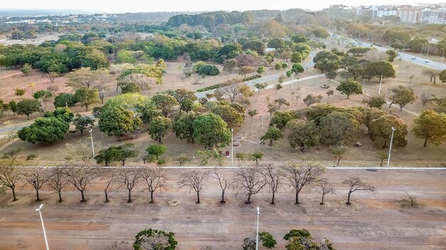 Une belle vue panoramique sur Brasilia, capitale du Brésil