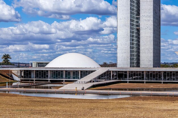 Une belle vue panoramique sur Brasilia, capitale du Brésil