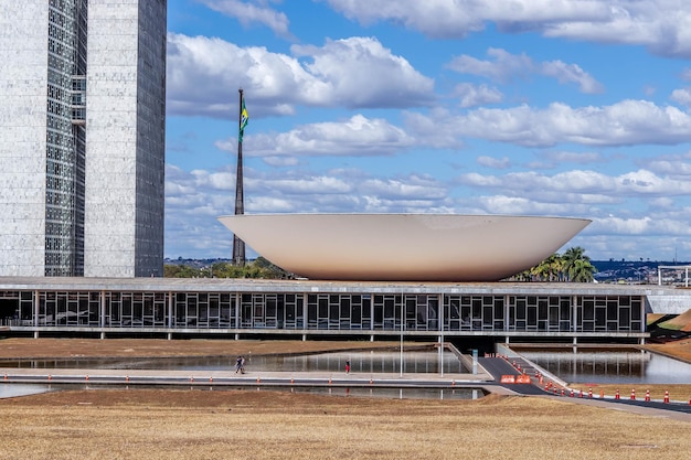 Une belle vue panoramique sur Brasilia, capitale du Brésil