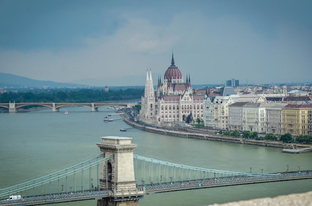 Une belle vue panoramique de Budapest en Hongrie