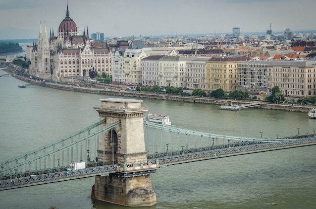 Une belle vue panoramique de Budapest en Hongrie