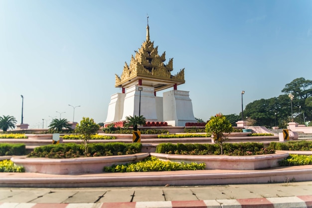 Une belle vue panoramique sur Mandalay Myanmar