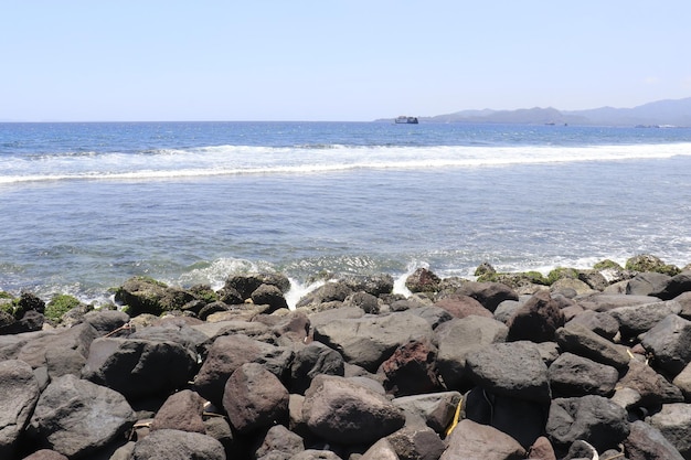 Une belle vue panoramique sur la plage de Bali Indonésie