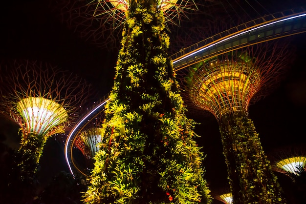 Une belle vue panoramique sur Singapour