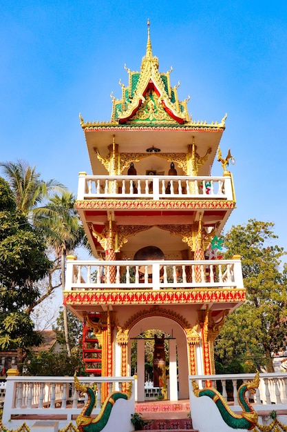 Une belle vue panoramique sur Vientiane au Laos