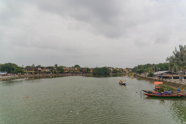 Une belle vue panoramique sur la ville de Hoi An Vietnam