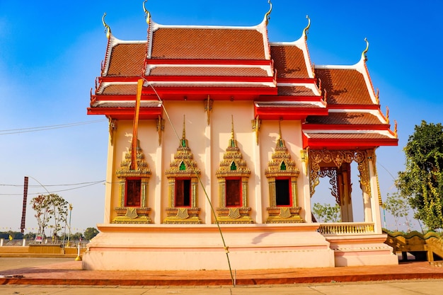 Une belle vue panoramique sur la ville de Nong Khai en Thaïlande