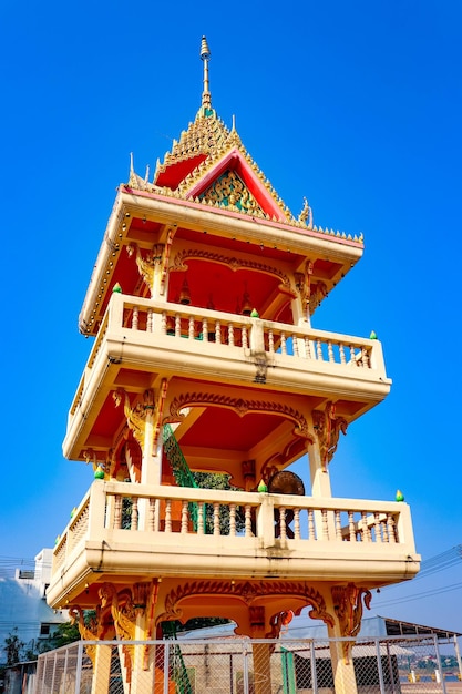 Une belle vue panoramique sur la ville de Nong Khai en Thaïlande