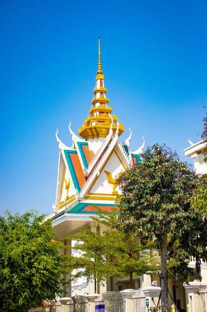 Une belle vue panoramique sur la ville de Phnom Penh au Cambodge