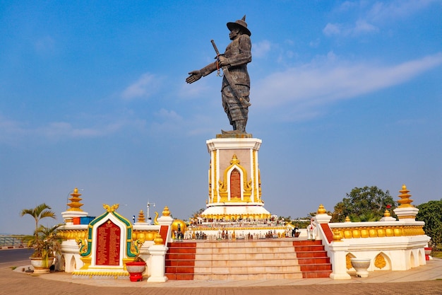 Une belle vue panoramique sur la ville de Vientiane au Laos