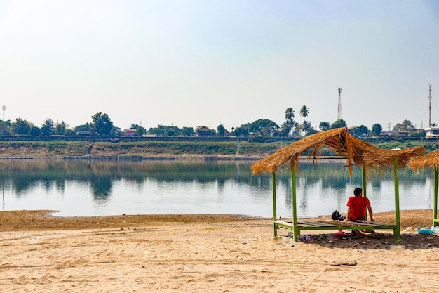 Une belle vue panoramique sur la ville de Vientiane au Laos