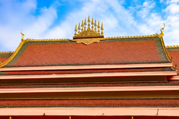 Une belle vue panoramique sur la ville de Vientiane au Laos