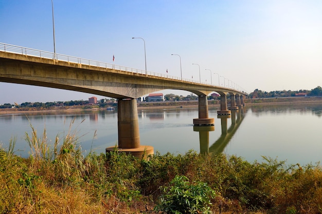 Une belle vue panoramique sur la ville de Vientiane au Laos