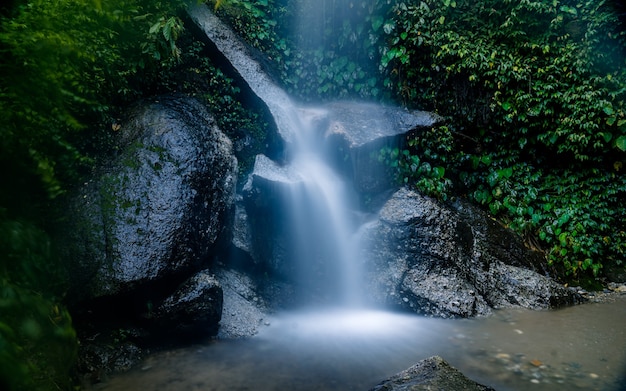 Belle vue paysage de cascade à Katmandou Népal