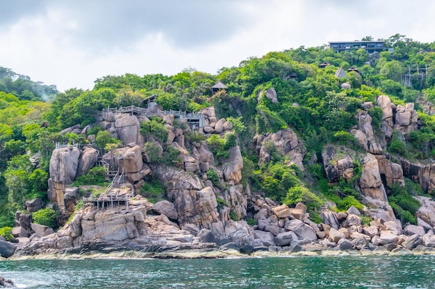 Belle vue sur le paysage à Koh Tao Thaïlande