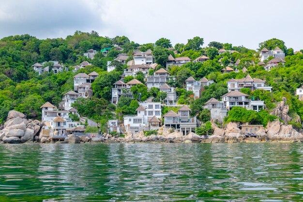 Belle vue sur le paysage à Koh Tao Thaïlande